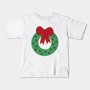 Holiday Wreath Kids T-Shirt